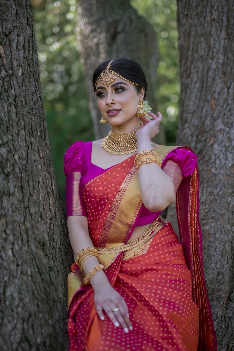 Banarasi Floral Brocade Heritage Saree